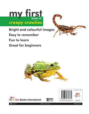 My First Book of Creepy Crawlies: Learn World of Insects & Bugs | Explore Ants, Beetles, Butterflies, Spiders & More | Early Nature Learning with Bright Pictures & Simple Names | Nature Awareness | Easy Read-Aloud