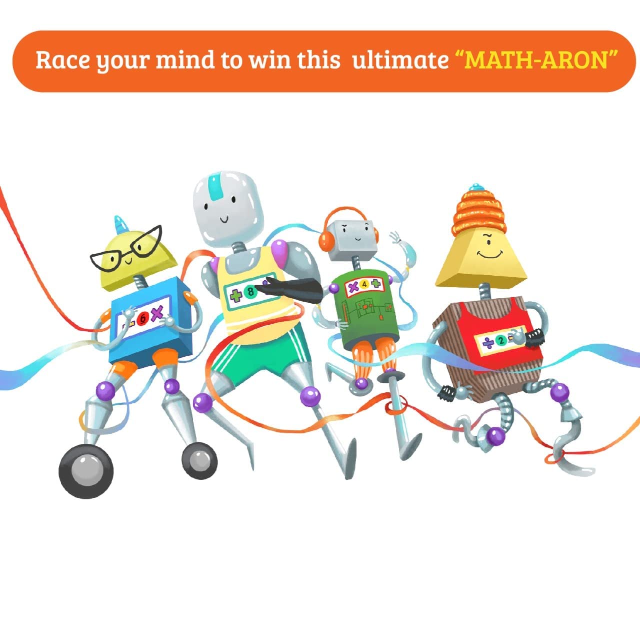 Yuka Champs Matharon – Math Board Game for Kids 6-12 | Fun Learning of Addition, Subtraction, Multiplication, Division | Educational Gift for Boys & Girls | Improve Mental Math Speed