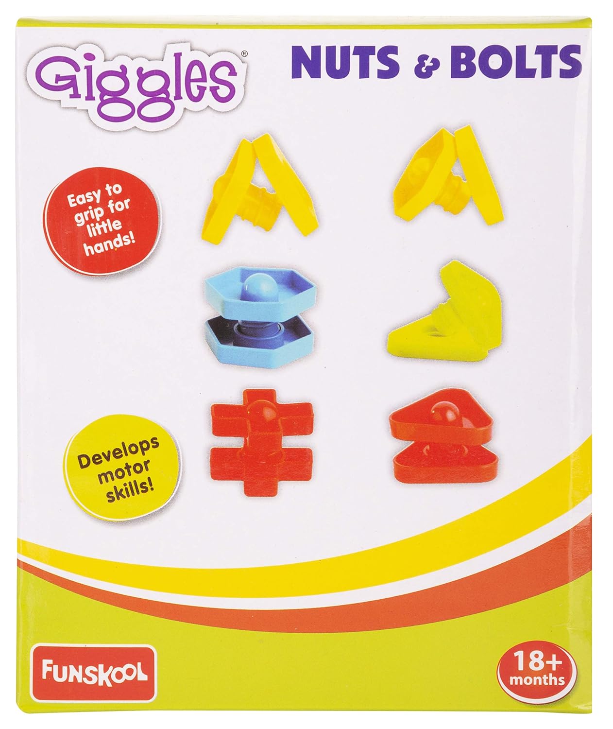 Giggles Funskool Pull Along Musical Snail, with Xylophone & Drum, Activity & Learning Toys for Babies, Toddlers, Encourage Walking, Improve Balance, Multicolour, Gift Set for Kids, Ages 12+ Months