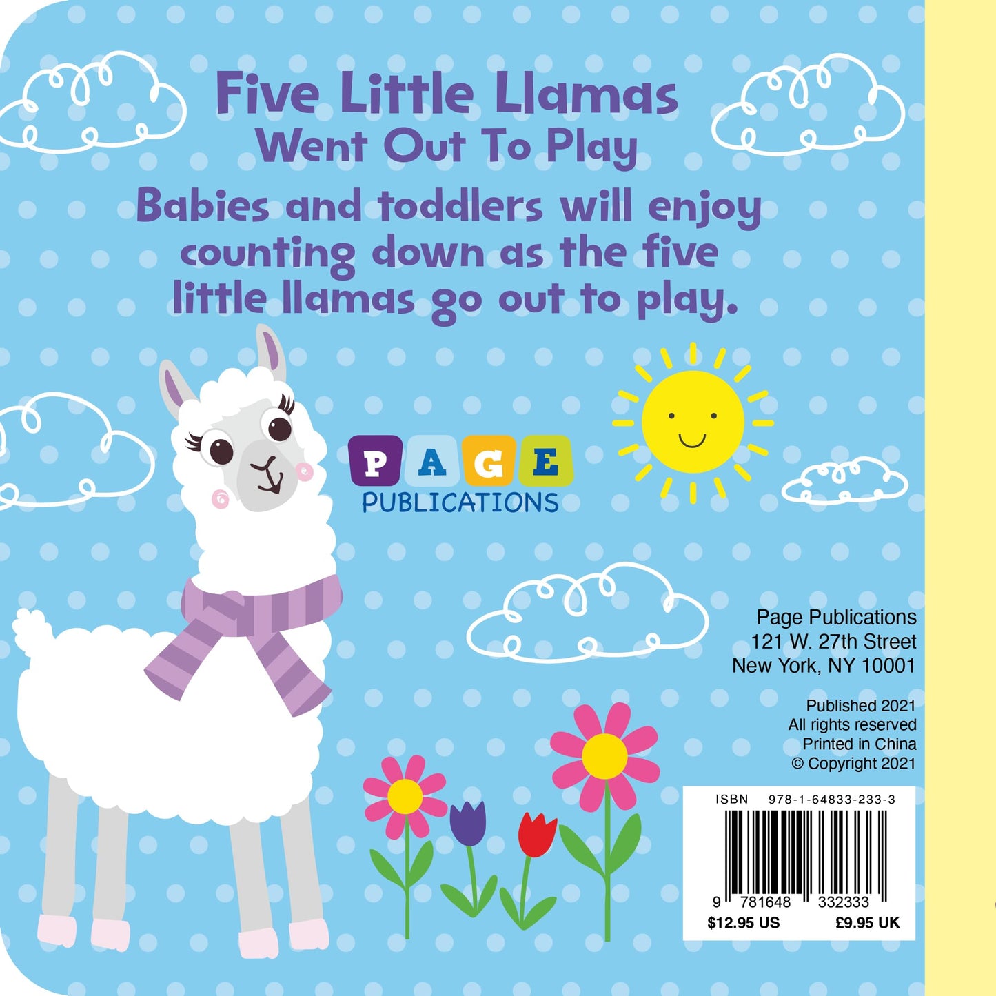 Five Little Llamas Went Out to Play