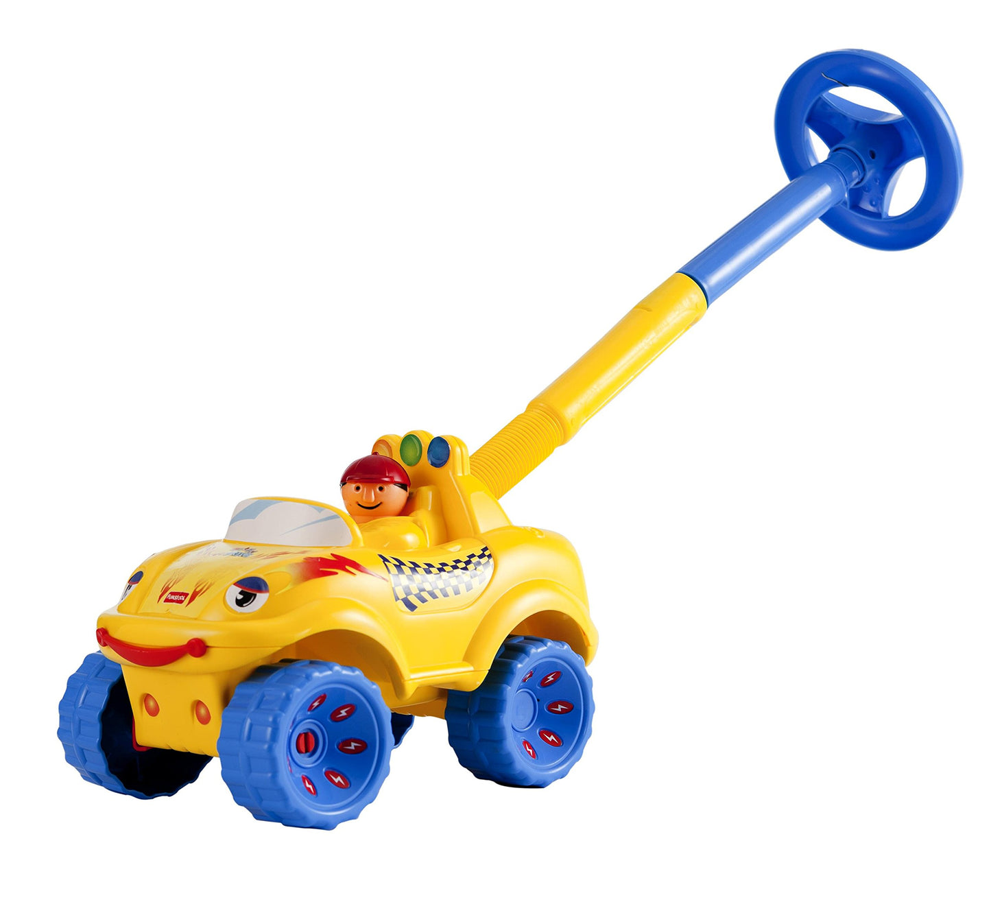 Giggles -, 2 in 1 Colourful Animal Pull along Toy Train, Walking, Shape sorting, Pretend Play Preschool Toys (12 Months & Above Infant, Multicolour)