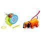 Giggles Funskool Pull Along Musical Snail, with Xylophone & Drum, Activity & Learning Toys for Babies, Toddlers, Encourage Walking, Improve Balance, Multicolour, Gift Set for Kids, Ages 12+ Months