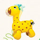 Giggles -, 2 in 1 Colourful Animal Pull along Toy Train, Walking, Shape sorting, Pretend Play Preschool Toys (12 Months & Above Infant, Multicolour)
