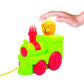 Giggles -, 2 in 1 Colourful Animal Pull along Toy Train, Walking, Shape sorting, Pretend Play Preschool Toys (12 Months & Above Infant, Multicolour)