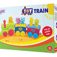 Giggles -, 2 in 1 Colourful Animal Pull along Toy Train, Walking, Shape sorting, Pretend Play Preschool Toys (12 Months & Above Infant, Multicolour)