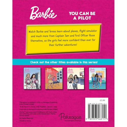 Barbie You Can Be A Pilot | Storybook For Kids | Young Barbie Fans | For 8 to 10 Year Olds