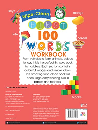 Wipe Clean : First 100 Words Workbook