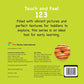 123 Touch and Feel Board Book for Children: Fun and Interactive Way to Learn Numbers with Sensory Play | Builds Number Recognition and Counting Skills | Number Concepts with Repetition