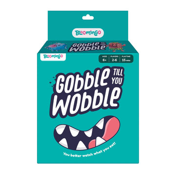 Bloomingo Card Game - Gobble Till You Wobble: Fun Card Game for Kids & Adults; Perfect Card Game for Family Gatherings & Travel; Birthday Gift for Boys & Girls Ages 6, 7, 8, 9, 10, 11, 12 & More