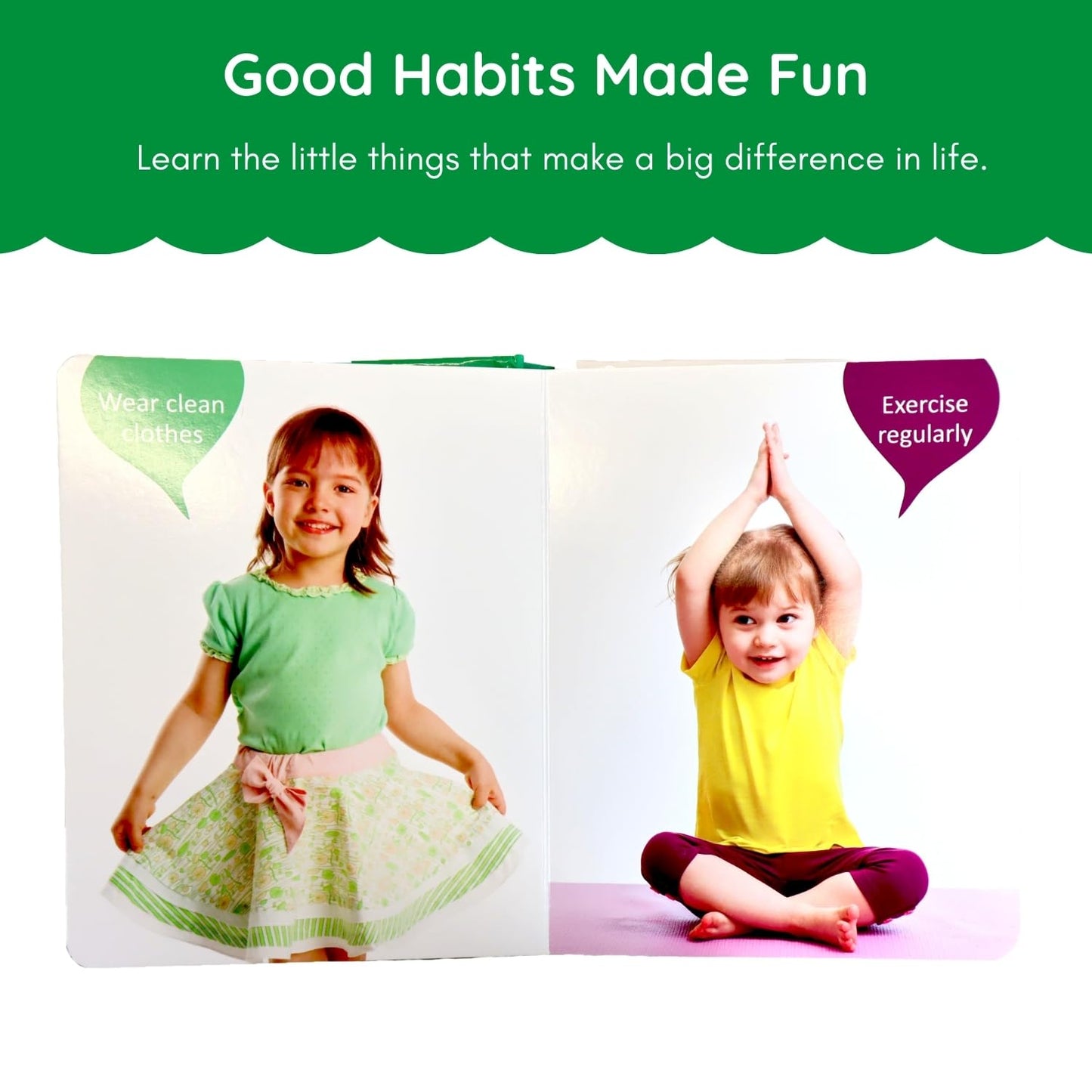 My First Book of Good Habits for Children: Manners, Routines & Positive Behaviors for Kids | Learn Cleanliness, Kindness, Honesty & More | Interactive Learning | Fun Learning for Little Ones