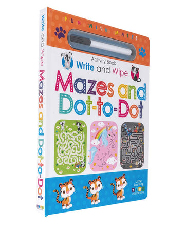 Write and Wipe Mazes and Dot to Dot
