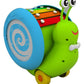 Giggles Funskool Pull Along Musical Snail, with Xylophone & Drum, Activity & Learning Toys for Babies, Toddlers, Encourage Walking, Improve Balance, Multicolour, Gift Set for Kids, Ages 12+ Months