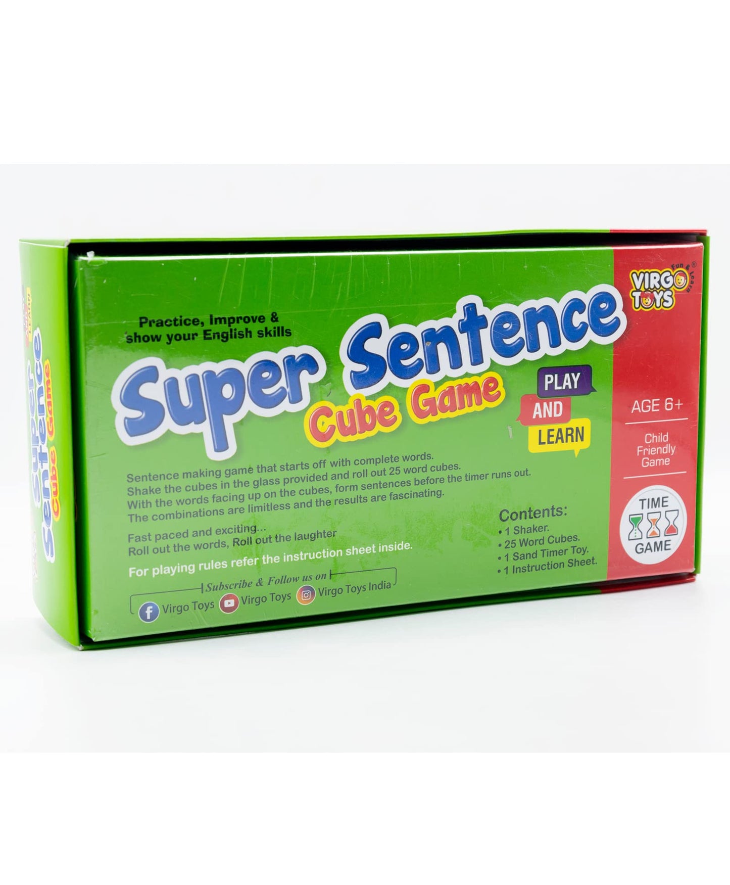 Virgo Toys Super Sentence Cube Game
