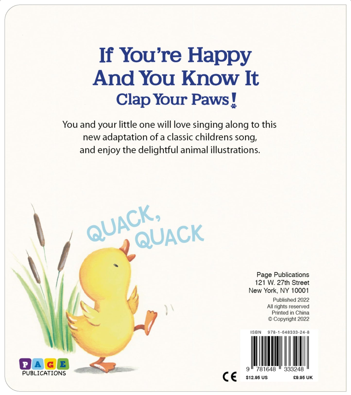 If You're happy and You Know it Clap your paws!