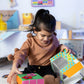 Montesorri Motor Skill Cube I Activity Cubes Made by Felt and Foam Magic Cube for Preschool and Early Baby Kids and Toddlers (Sz: 8x8x8) | Montessori Cube Toy