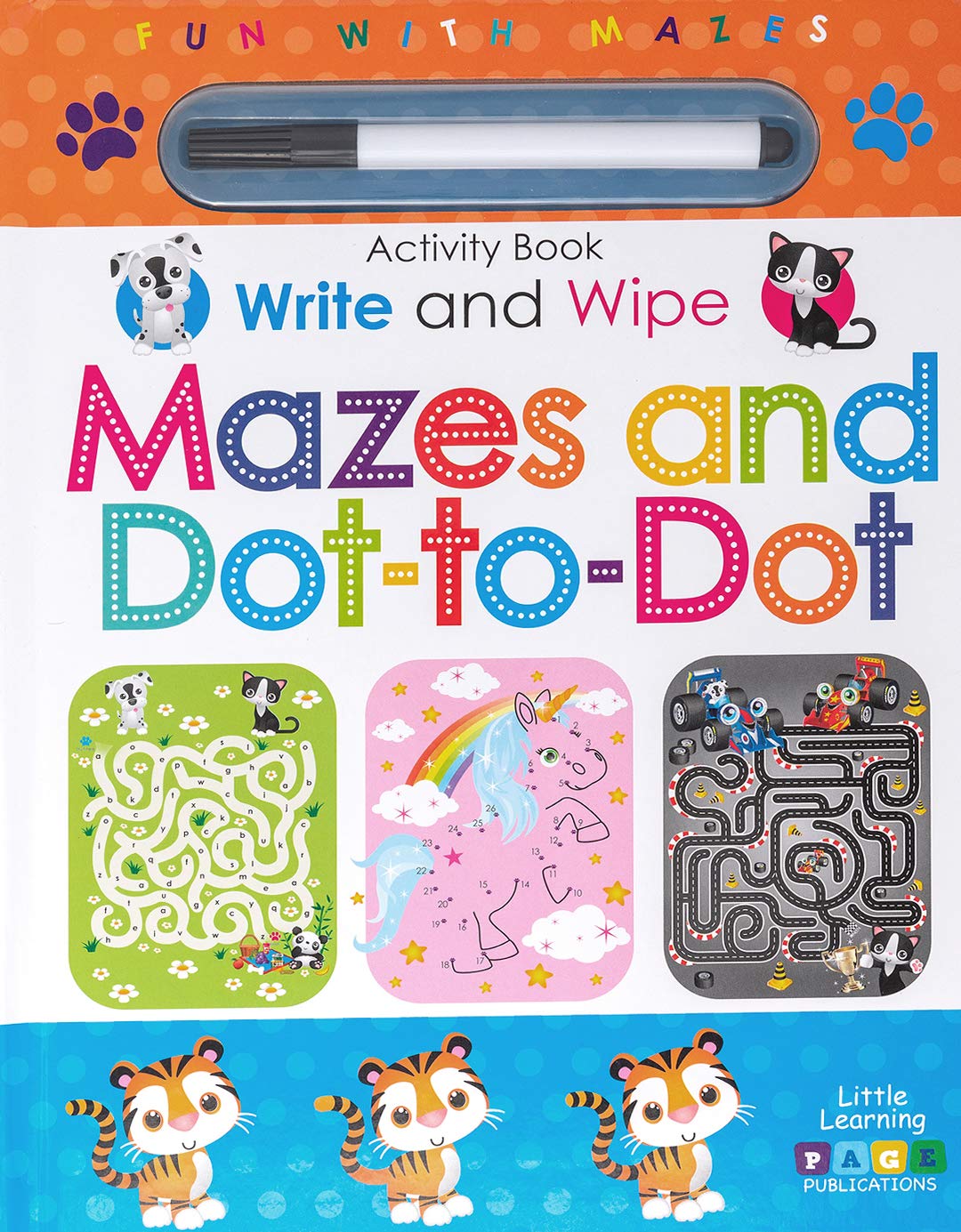 Write and Wipe Mazes and Dot to Dot