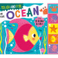Touch & Feel in the Ocean [Board book] Ridley, Sophie and Wade, Sarah
