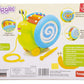 Giggles Funskool Pull Along Musical Snail, with Xylophone & Drum, Activity & Learning Toys for Babies, Toddlers, Encourage Walking, Improve Balance, Multicolour, Gift Set for Kids, Ages 12+ Months