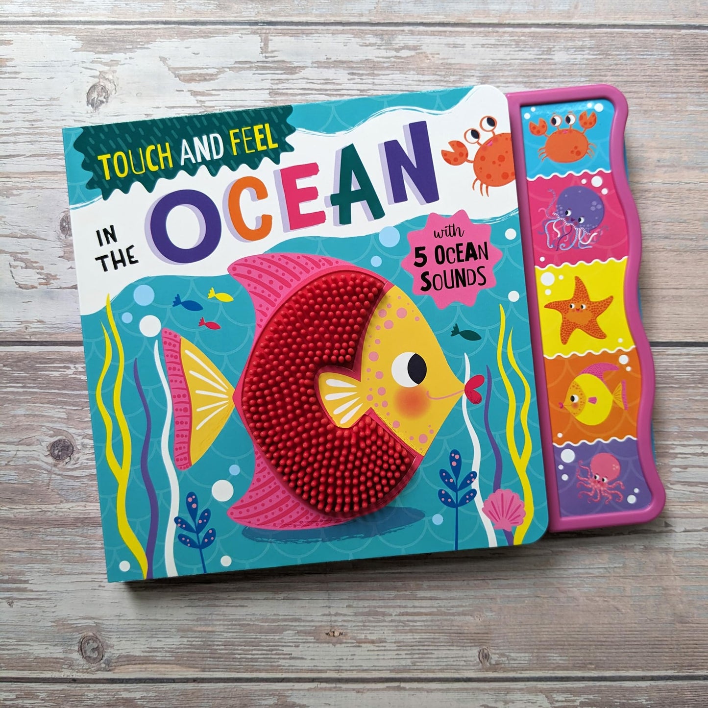 Touch & Feel in the Ocean [Board book] Ridley, Sophie and Wade, Sarah