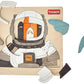 Funskool Ekoplay-Man On The Moon,Wooden,2 Layers 38 Pieces,Puzzle,for 4 Year Old Kids and Above,Toy