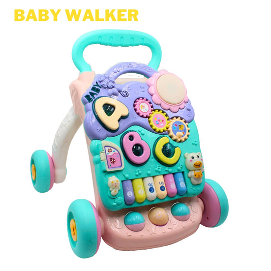 2 In 1 Baby Walker Toy & Activity Piano